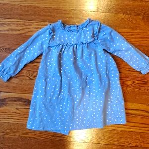 Baby Boden long-sleeved ruffle star dress 12-18m